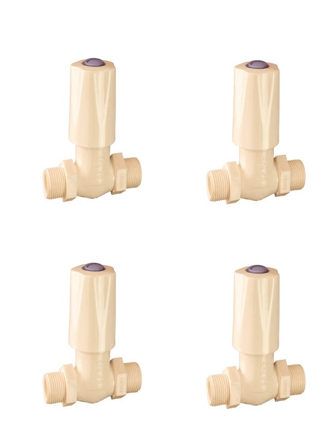 Prayag Grand 15mm Stop Cock (Male Thread) (Pack of 4)